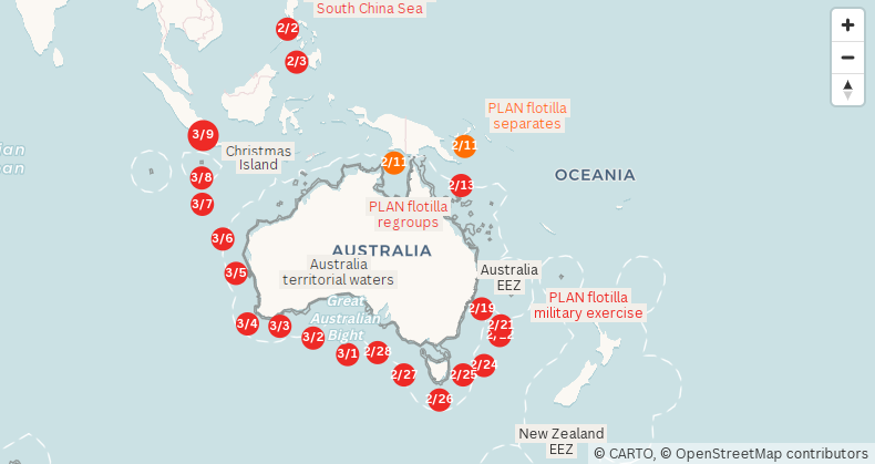 “下一步，中国巡洋舰会到美国周边巡逻吗？”