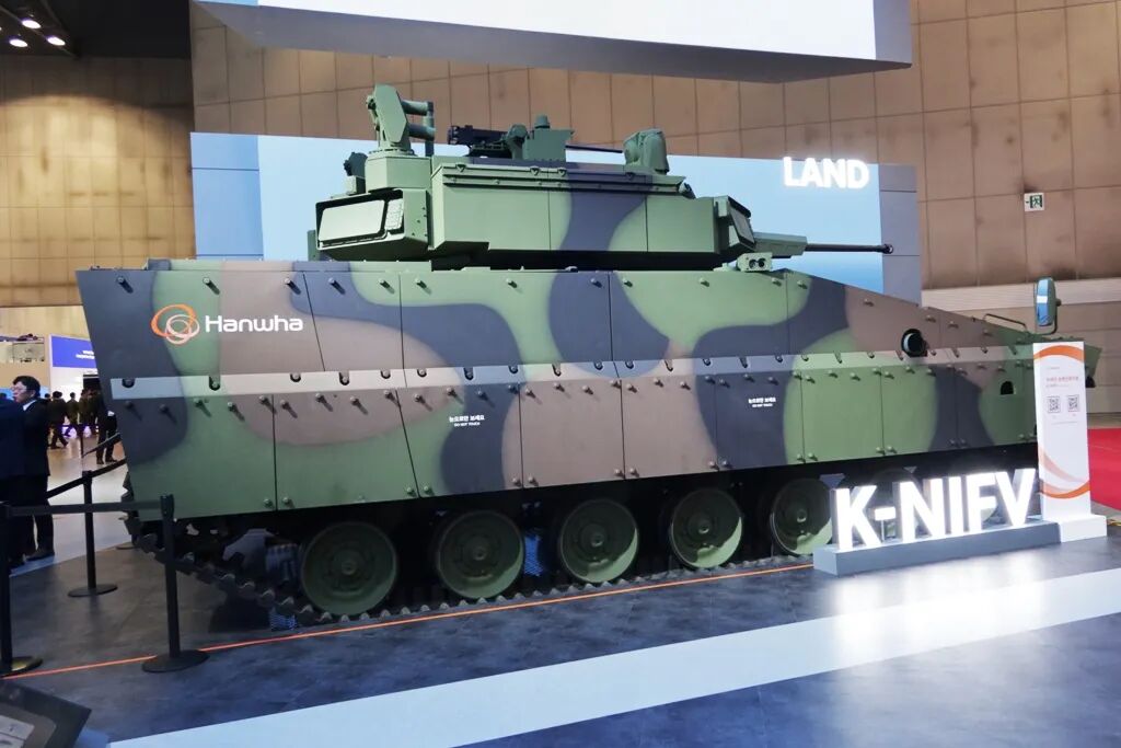 韩华公司推出下一代K-NIFV步战车,在红背蜘蛛步战车上国产化