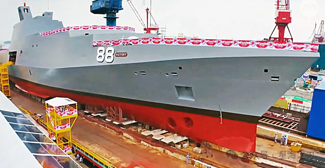 新加坡下水史上最强战舰：MRCV “胜利号” 开启海军现代化新纪元