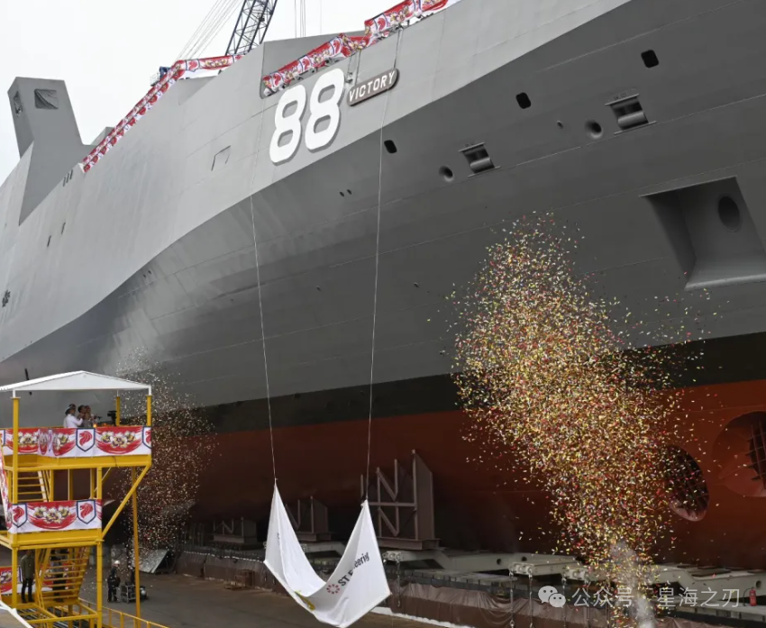 新加坡下水史上最强战舰：MRCV “胜利号” 开启海军现代化新纪元