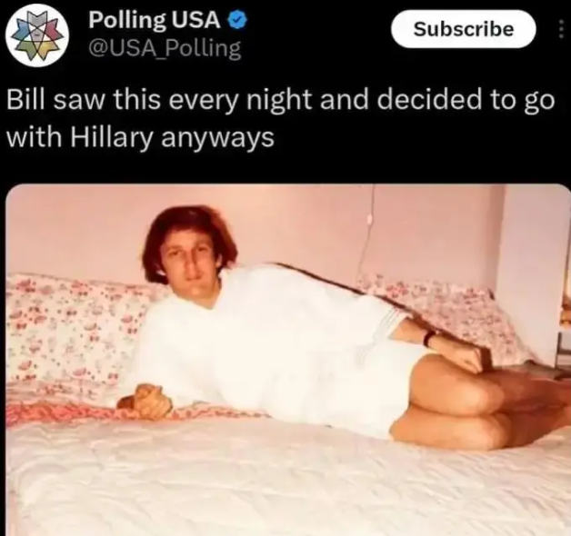 史上最大瓜,懂王和克林顿闹绯闻!!