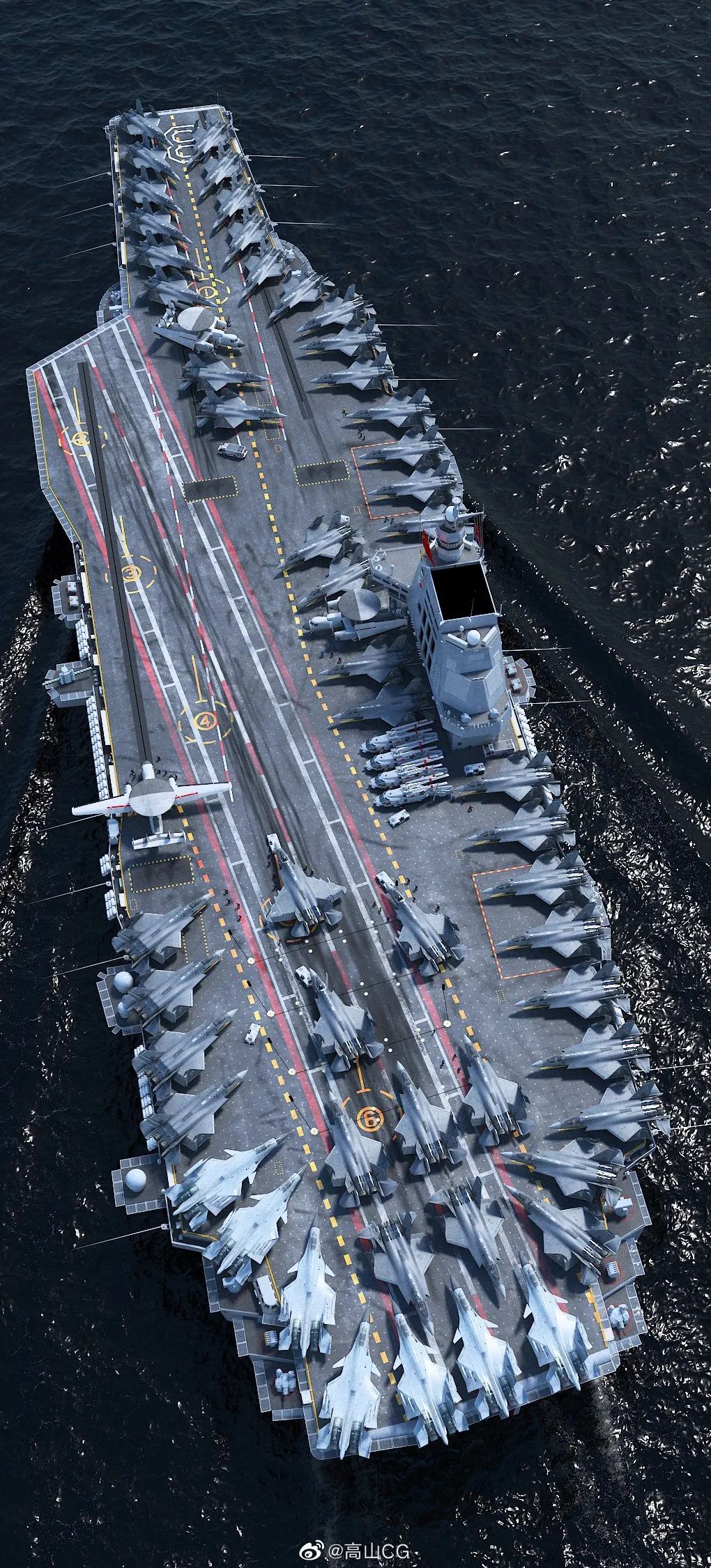 军迷热议！长147米、宽18米、排水量6000吨！中国新一代护卫舰054B现身！