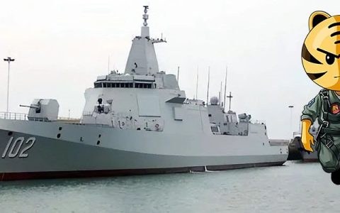 6艘055大驱乘风破浪！央视发布多角度镜头，见证中国万吨大驱家族