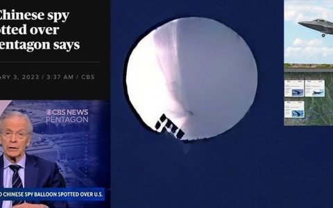 突发！“中国间谍气球”入境美国上空，美军F-22等多型战机紧急升空！