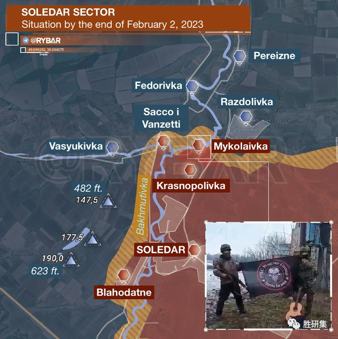 一日两胜：比洛戈里夫卡易手，巴赫穆特的火力合围！