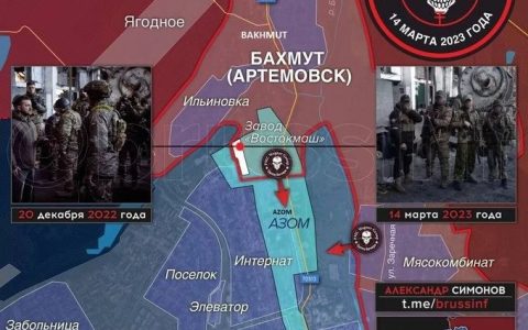 乌军真可能反攻，瓦格纳占领泽连斯基为巴赫穆特授勋处！