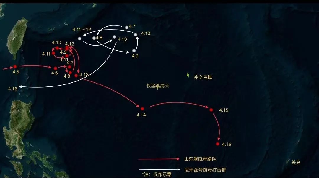 解放军航母打击群，突然现身第二岛链，关岛进入歼-15作战半径