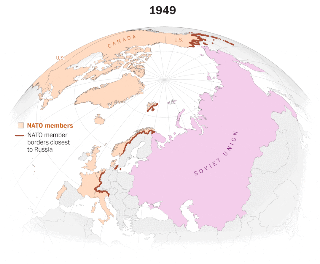 第六轮东扩开启，俄罗斯1340公里国境线已被架上北约大炮