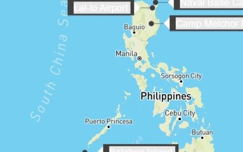 美在菲新增基地位置公布，面向南海与台海