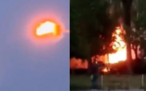 乌军又闹大乌龙：首都上空击落自家无人机，残骸砸进商店引发大火