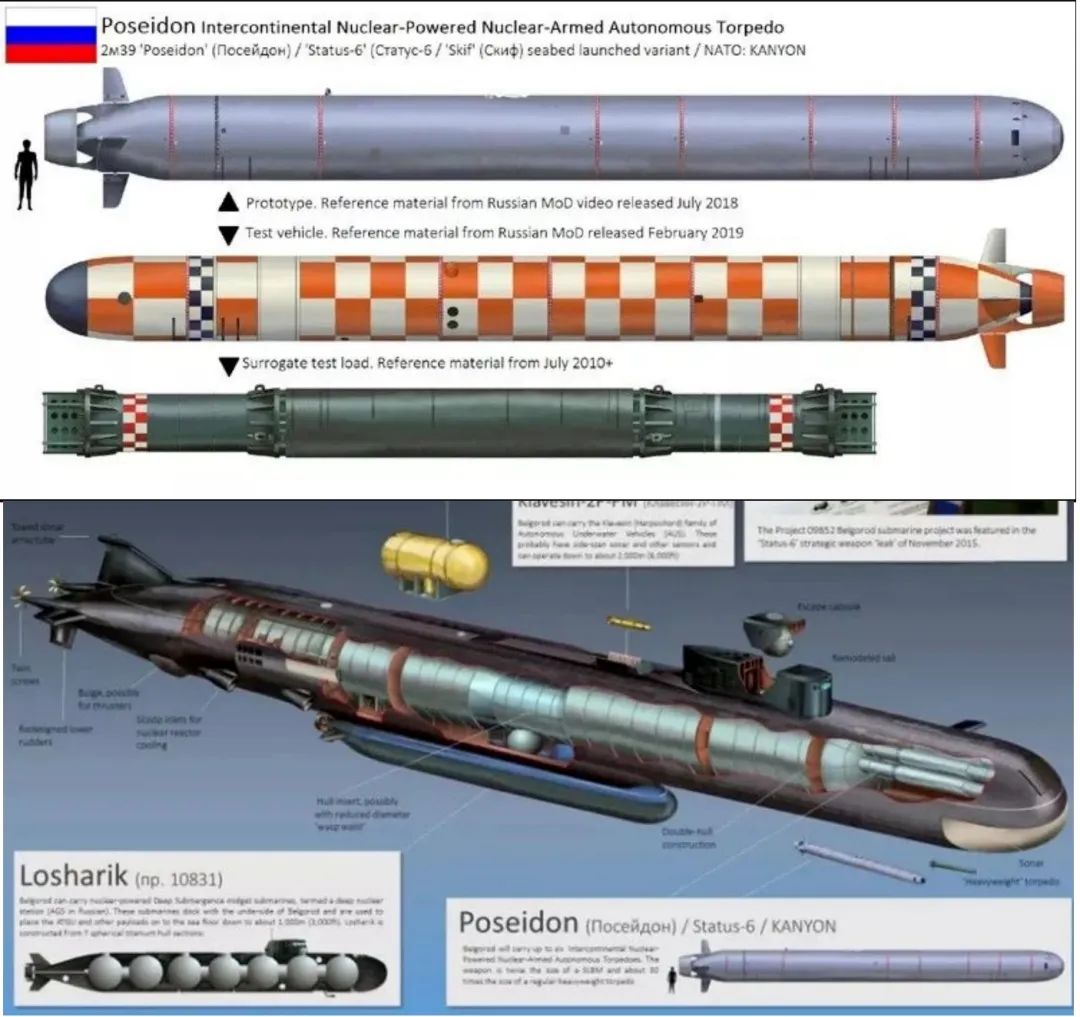 中国核鱼雷射程1万公里，从上海直达旧金山，大海啸能毁天灭地？
