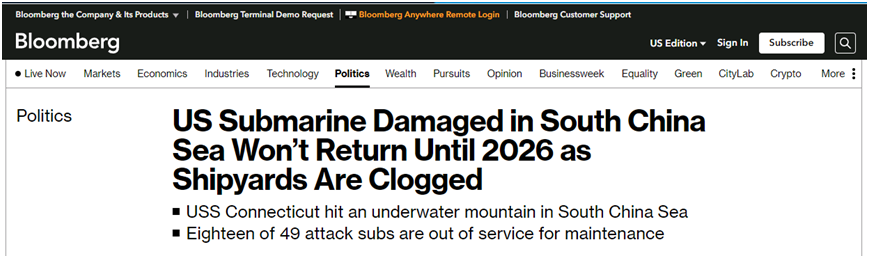 惨！看到南海撞山核潜艇的现状后，他们怒了……