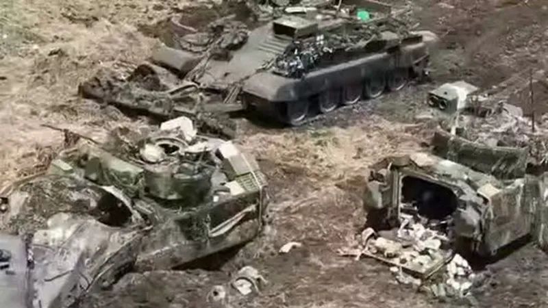 不打了？大反攻没几天，乌克兰暂停进攻，豹式坦克不敢越雷池一步