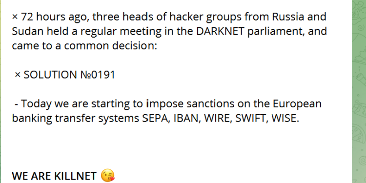 计划发起史上最强网络攻击，这群向欧洲银行系统宣战的俄罗斯黑客什么来头？