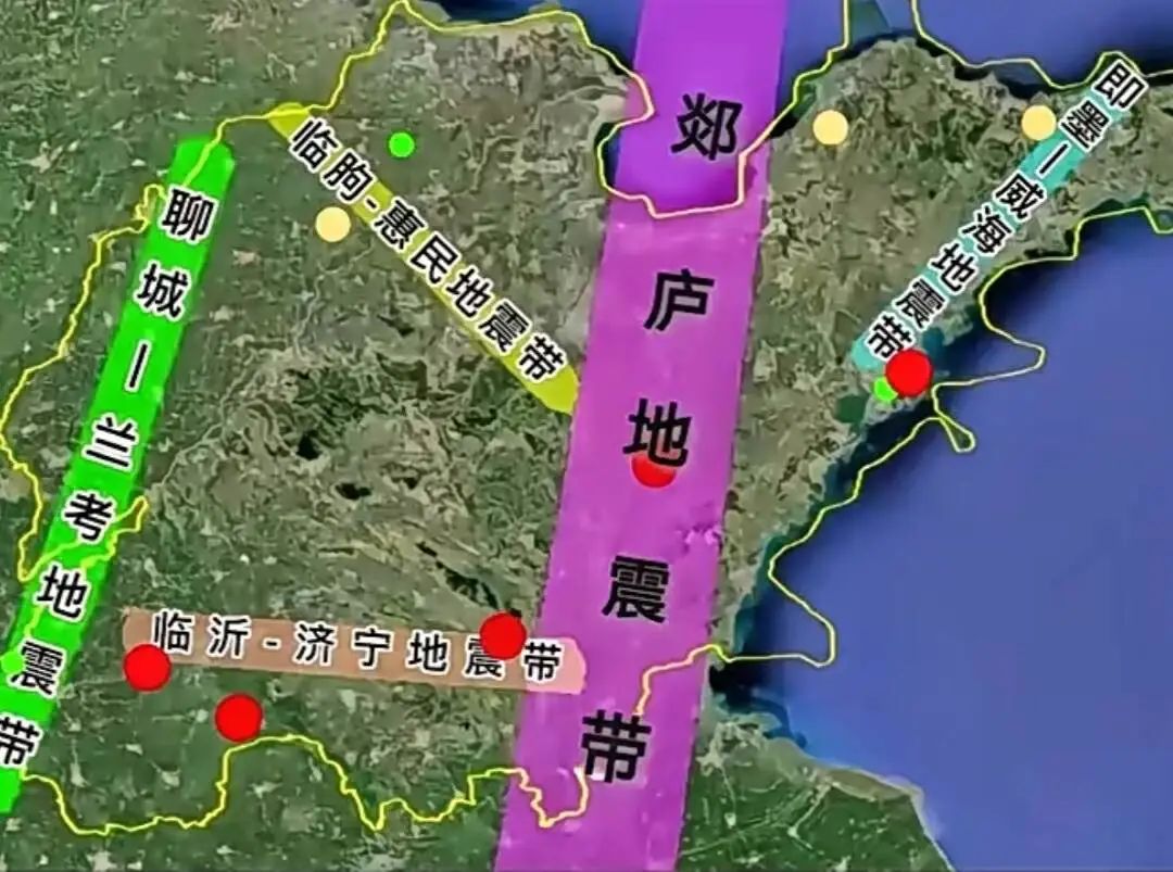 德州5.5级地震，山东居然有这么多地震带？