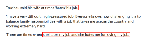 妻子还是棋子？分居背后，加拿大总理特鲁多在布一场局