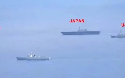 美日加联合舰队，被052D破功！