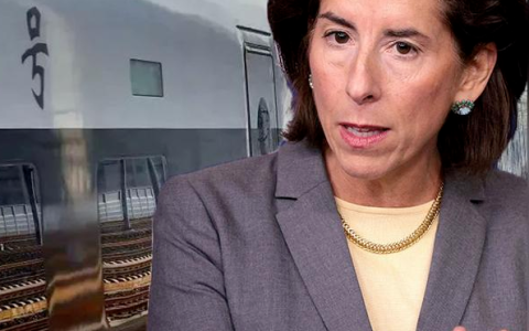 雷蒙多在中国坐高铁，美媒陷入尴尬！竟把中美列车速度对比删掉了