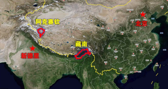 看了一眼立体地形图，我就知道印度不配成为中国的对手