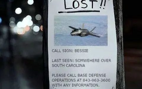 失踪的F35战机已被找到！军火商的贪婪，成就了美军的笑话