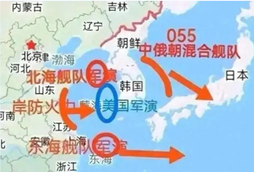 美国联合舰队计划15天完成的万人军演，5个小时就搞定了