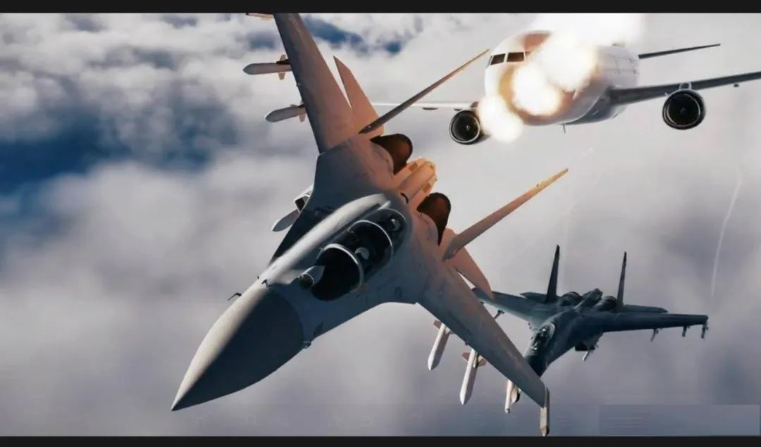 3米极限拦截！中国歼-11南海驱逐B-52轰炸机，差点将其逼入大海