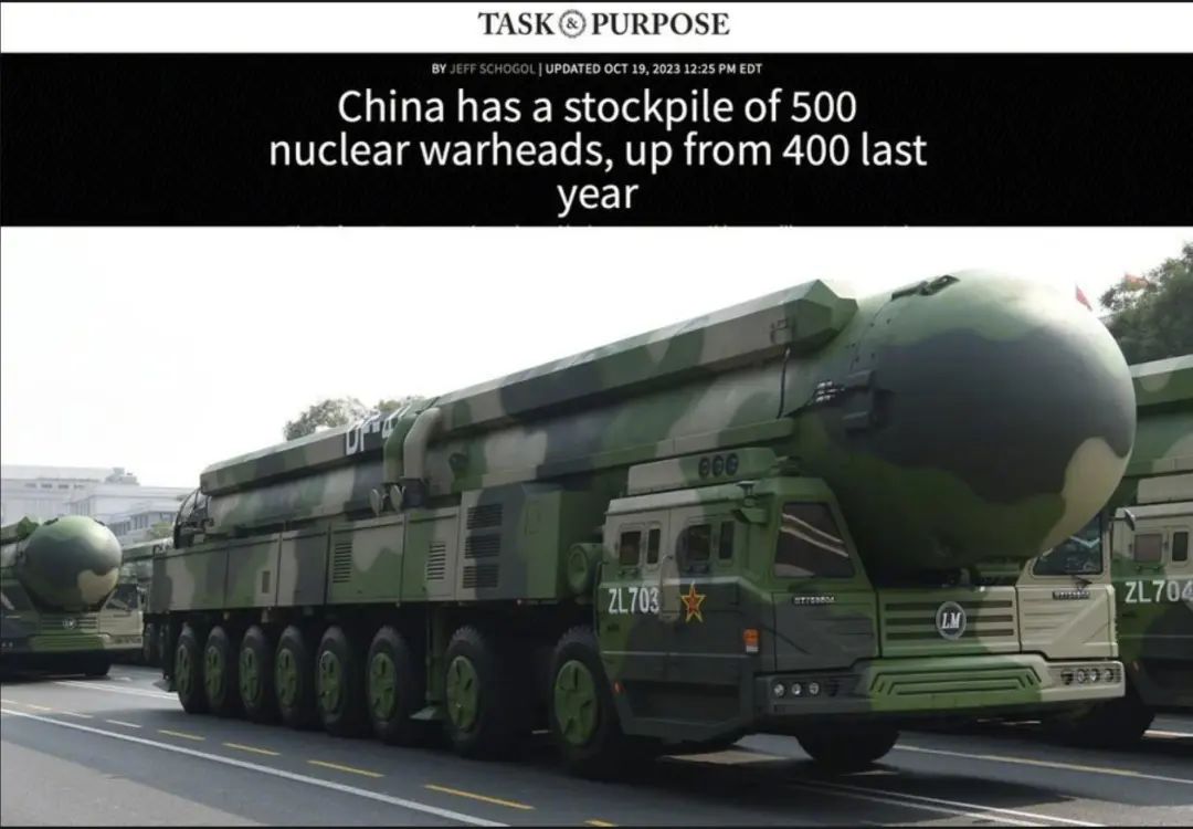 中国有多少核弹头？美方情报精确到个位数，我国只回复了6个字