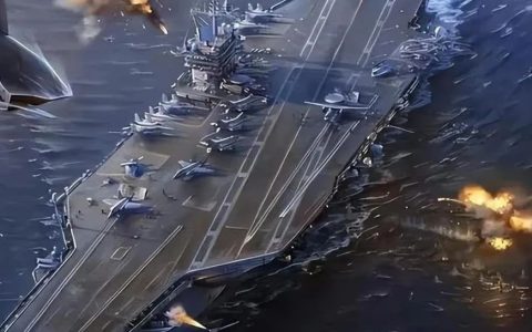 多枚导弹直扑美舰，“艾森豪威尔”号航母拉响警报！