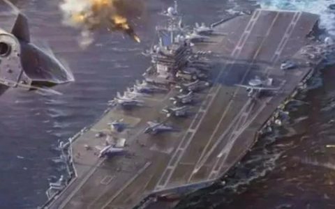 第一岛链，已挡不住解放军！24枚高超导弹，打掉美军航母战斗群