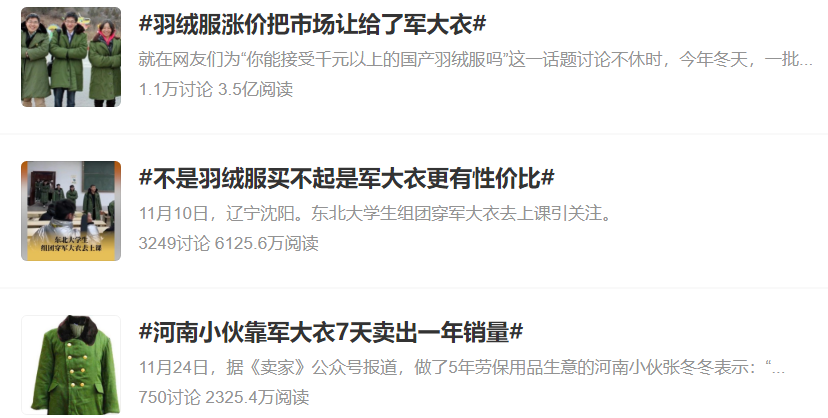 军大衣凭啥成了抗寒顶流？