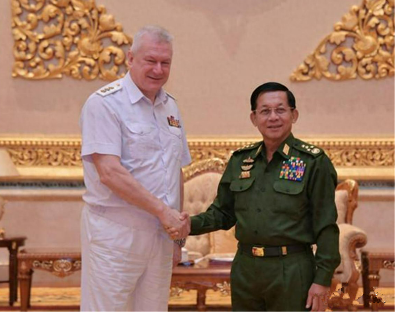 俄罗斯布局缅甸