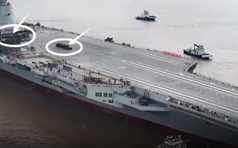 003型航母最新画面曝光！细节透露几大舾装进度，究竟何时才能开始海上试航？