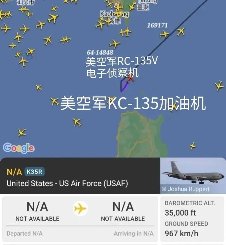 台湾海峡，中美海空军斗法！