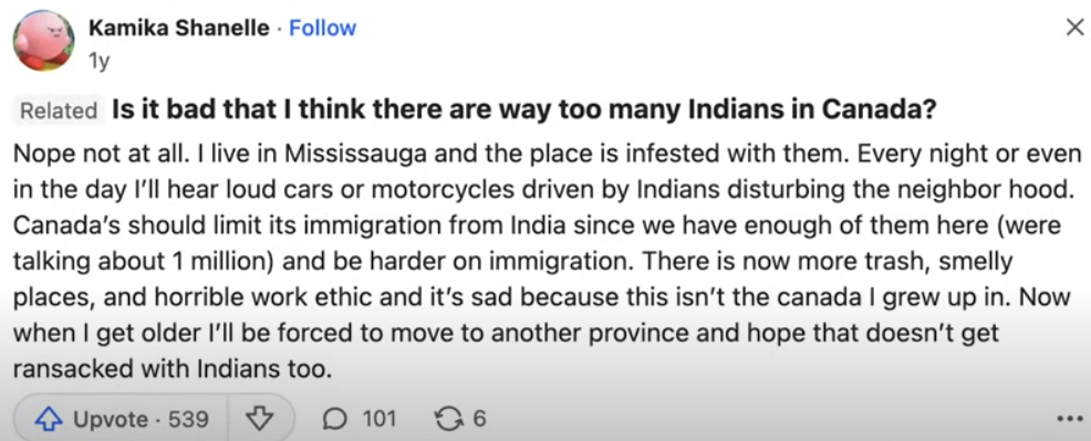 印度人，真把加拿大搞怕了