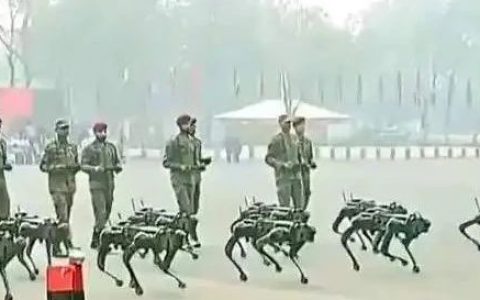 印度展示国产机器狗，可把印度人骄傲坏了，要和解放军一较高下