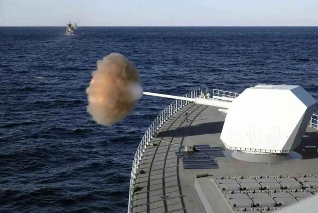 美国做不到，中国搞定：国产155毫米舰炮亮相，收台之战可立大功