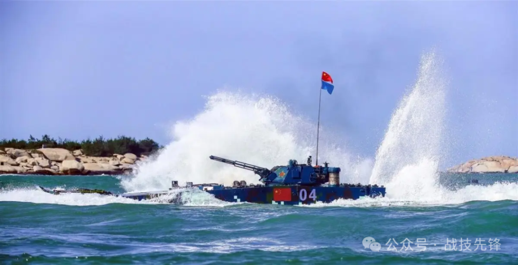 中国新一代两栖突击车曝光,装备105毫米炮,战斗力直接拉满!