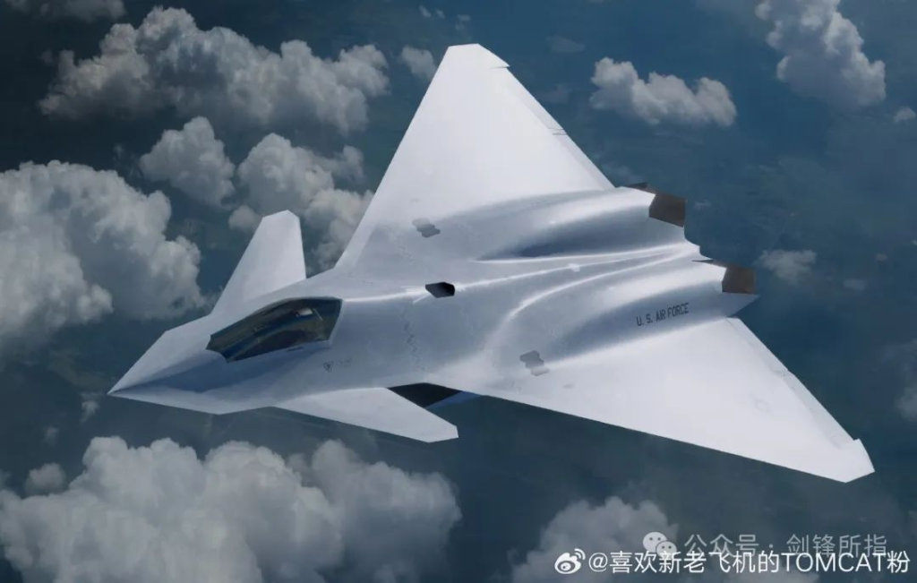 歼-20+YF-23综合体?网友推测的美国“六代机”外观构型CG图