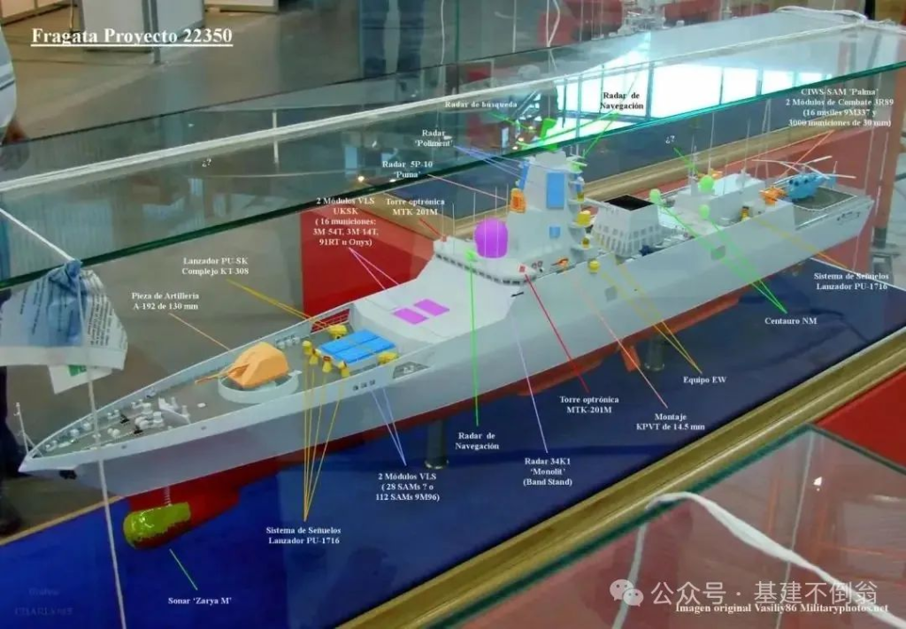 朝鲜版055大驱下水，甲板全部用伪装网覆盖，比054A护卫舰还大？