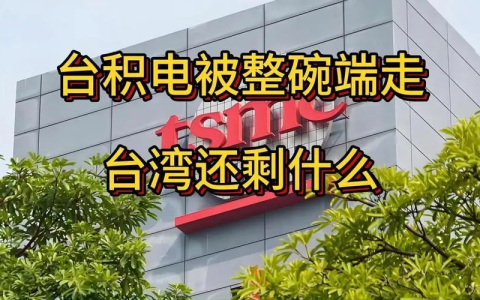 美国血亏大陆大赚，台积电几乎被搬空