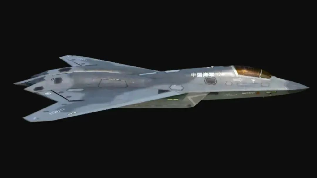 沈飞六代机高清图曝光,确定为肋部进气,侧弹舱很长
