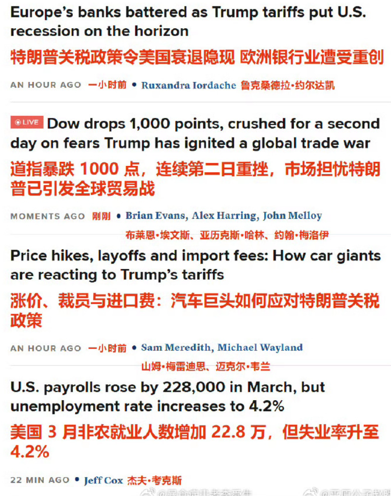 特朗普式“截肢手术”,从头开始切