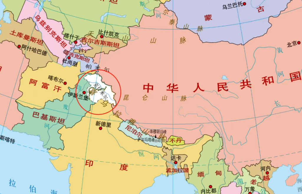 印巴争夺的克什米尔，精华是这个长方形的肥沃盆地