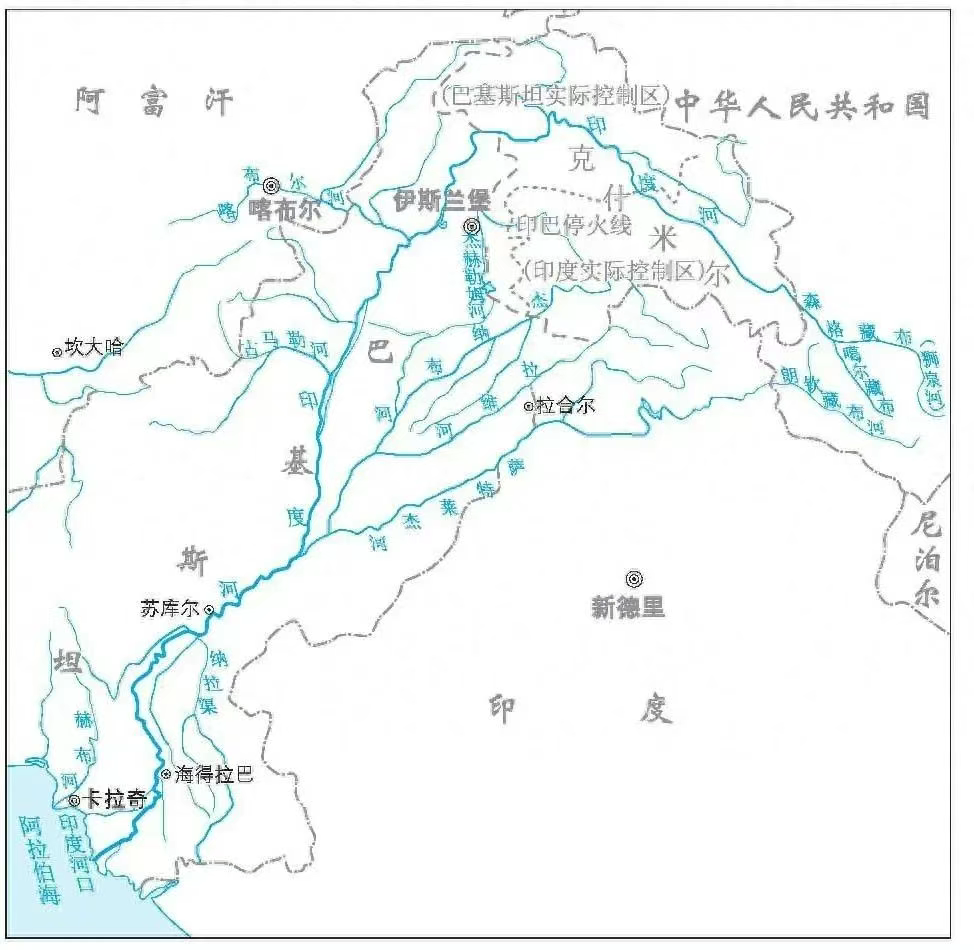 印巴争夺的克什米尔，精华是这个长方形的肥沃盆地