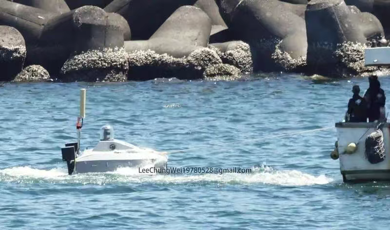 台军新型「碳险家1号」侦搜无人艇苏澳外海测试曝光!