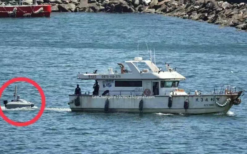 台军新型「碳险家1号」侦搜无人艇苏澳外海测试曝光!