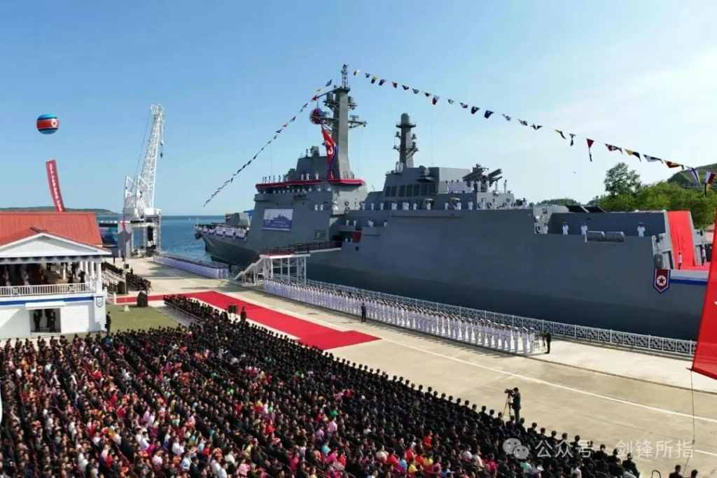 快到离谱!朝鲜倾覆的“崔贤”级驱逐舰二号舰,直接跨过舾装环节