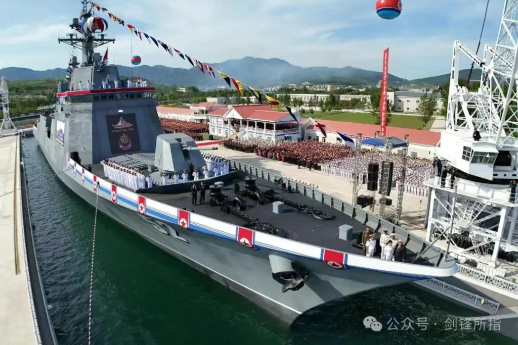 快到离谱!朝鲜倾覆的“崔贤”级驱逐舰二号舰,直接跨过舾装环节