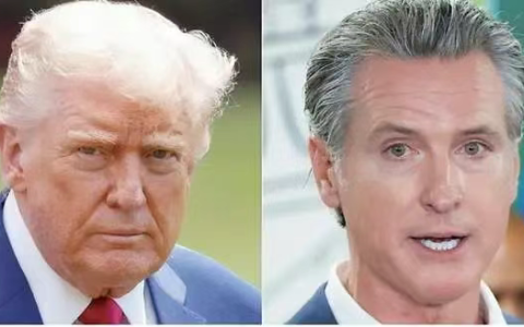 5000美军直扑洛杉矶，特朗普说完逮捕纽森，现身美国最大军营连夜部署