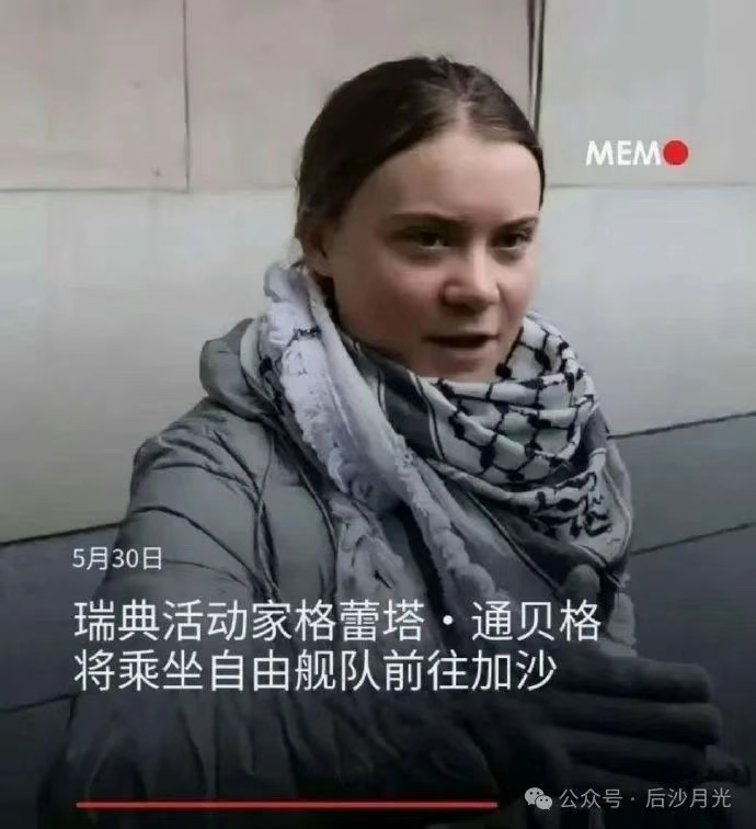 刮目相看！瑞典环保少女勇闯加沙